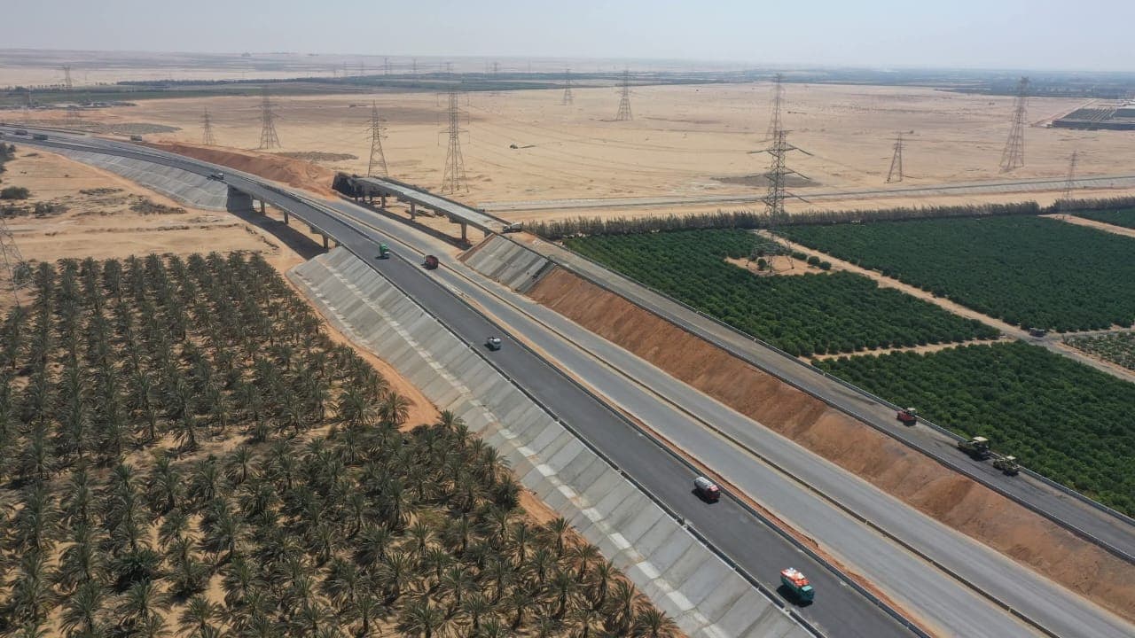 مشروع كوبرى تقاطع الدائرى الاقليمى - كبارى القطار السريع